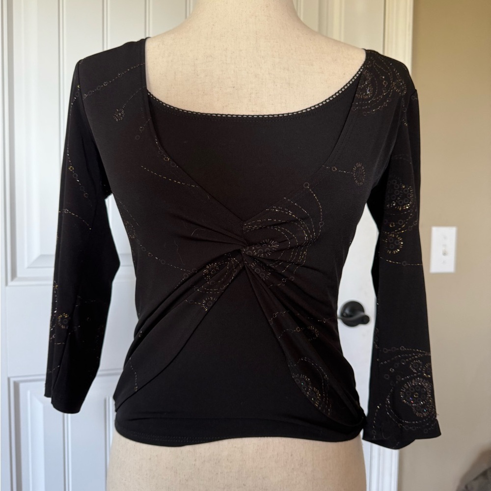 Vintage Black Women's Top